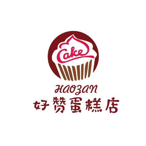 好赞蛋糕店logo设计