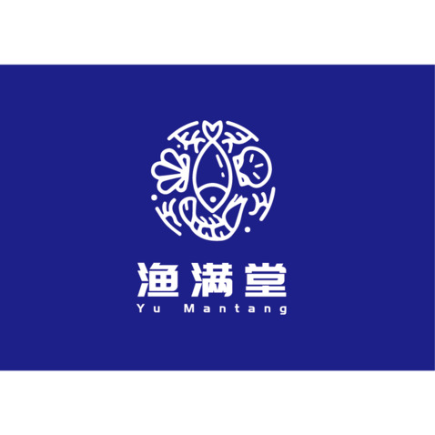 渔满堂logo设计