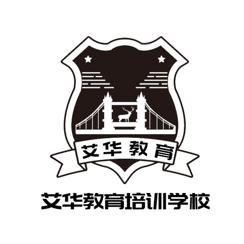 艾华教育培训学校logo设计