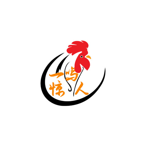 一鸣惊人logo设计