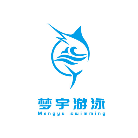 梦宇游泳logo设计