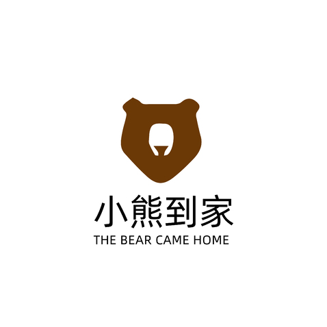 小熊到家logo设计