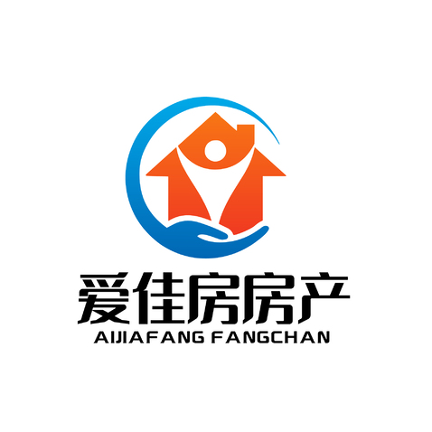 爱佳房房产logo设计