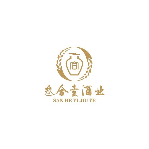 叁合壹酒业logo设计