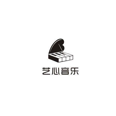 艺心音乐logo设计