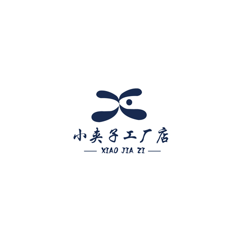 小夹子工厂店logo设计