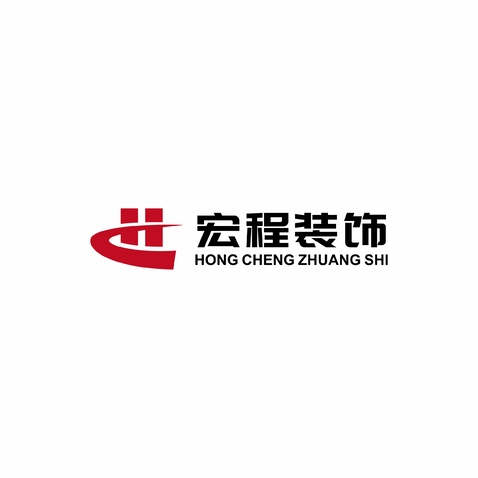 宏程装饰logo设计