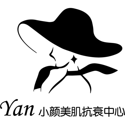 小颜美肌抗衰中心logo设计