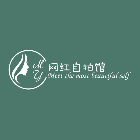 网红自拍馆logo设计