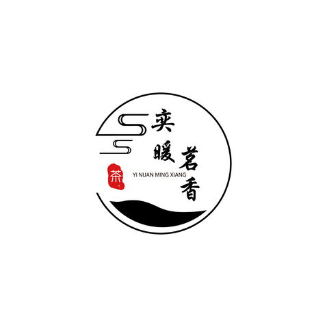 奕暖茗香logo设计