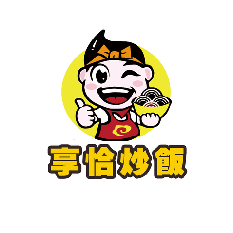 哼恰炒饭logo设计