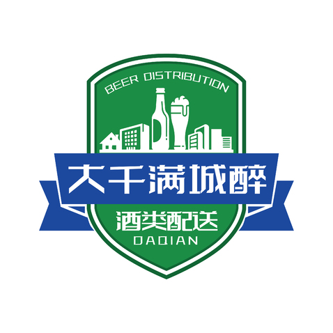 大千满城醉logo设计