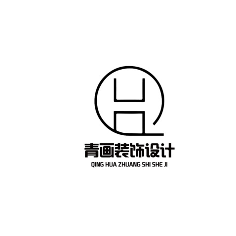 青画装饰logo设计