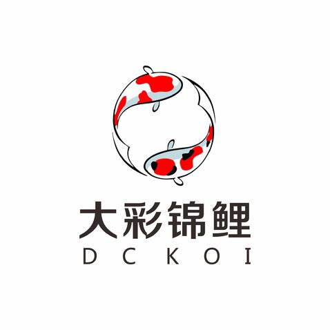 大彩锦鲤1logo设计