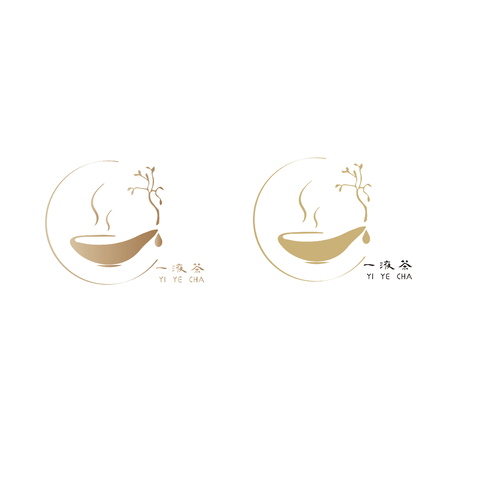 液态茶logo设计