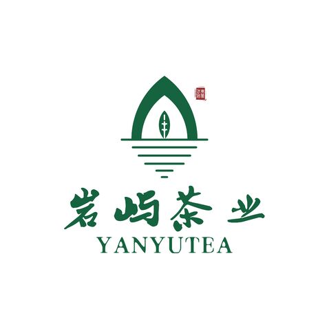 岩屿茶业logo设计