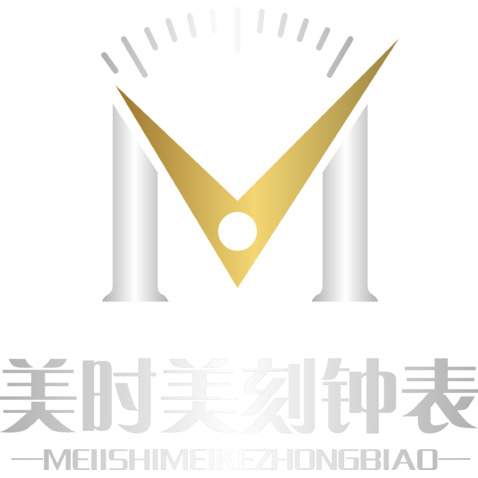 美时美刻钟表logo设计