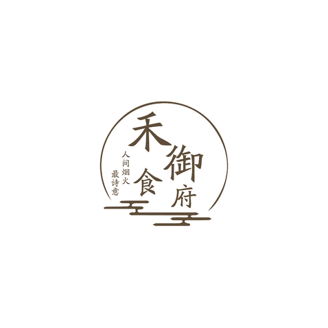 禾御食府logo设计