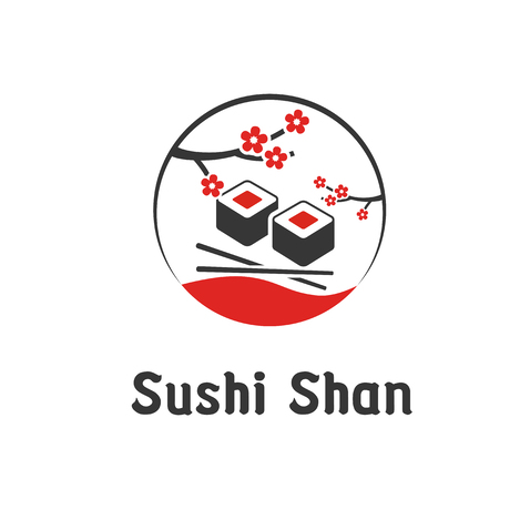 sushi shanlogo设计