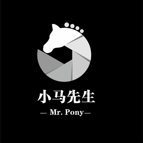 小马先生logo设计