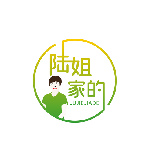 陆姐家的logo设计