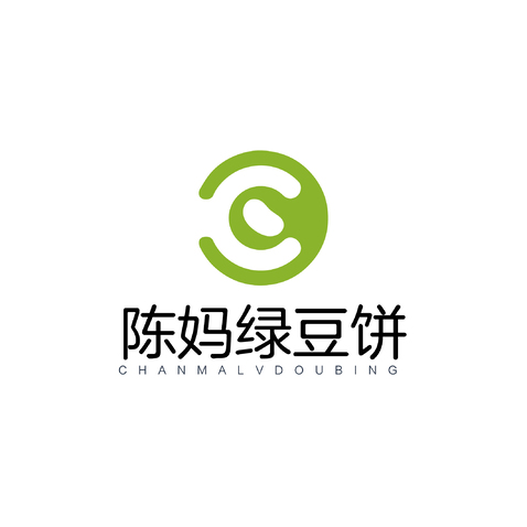 陈妈绿豆饼logo设计