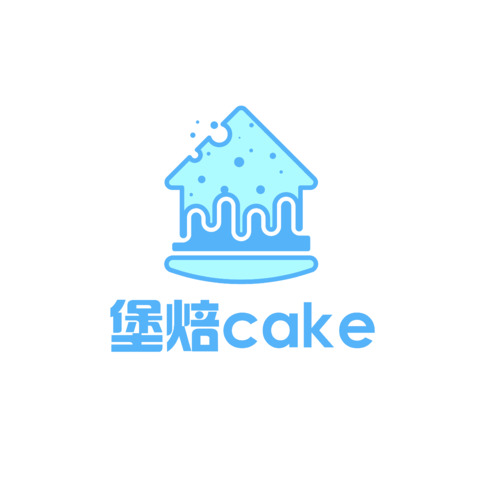 堡焙cakelogo设计