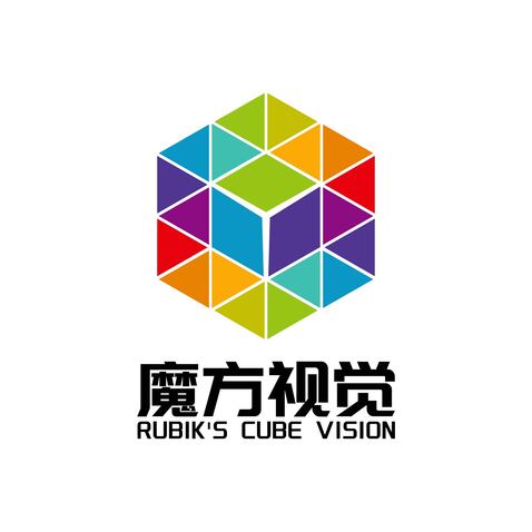 魔方视觉logo设计