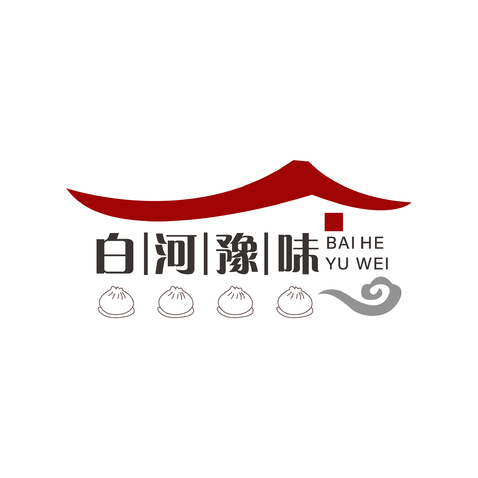 白河豫味logo设计