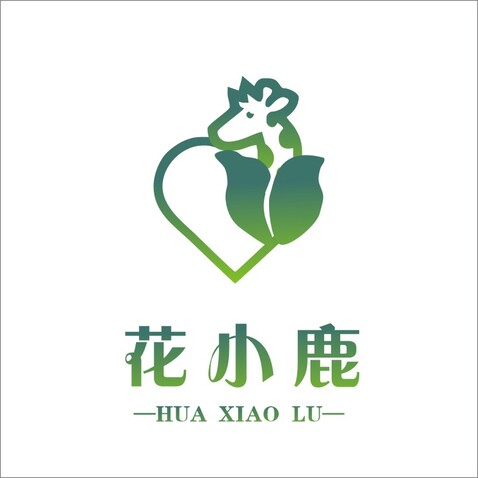 花小鹿logo设计