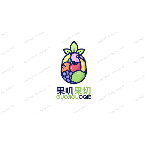 果叽果切logo设计