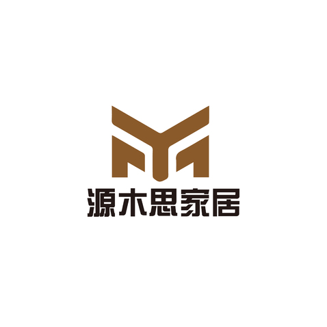 源木思家居logo设计