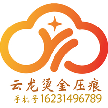 云龙烫金压痕logo