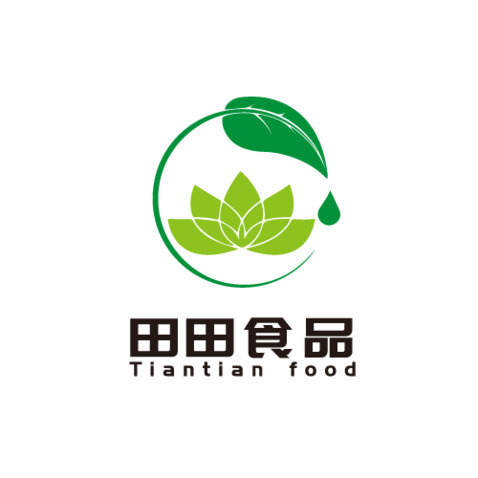 田田食品logo设计