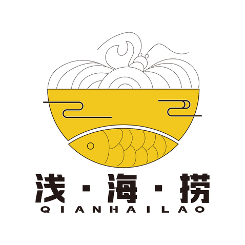 浅海捞logo设计