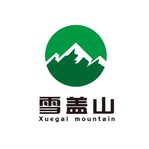 雪盖山logo设计