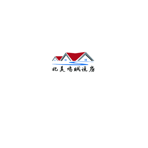 北美鸡贼说房logo设计