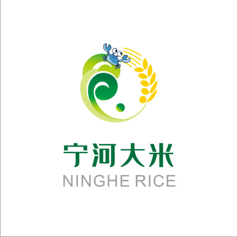 宁河大米logo设计