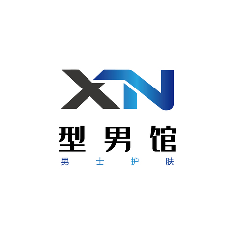 型男馆logo设计