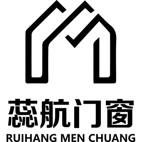 蕊航门窗logo设计