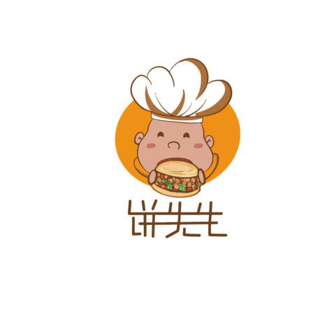 饼先生logo设计