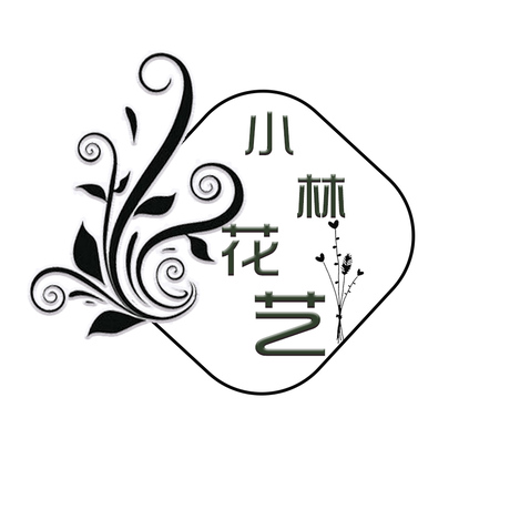 小林花艺logo设计