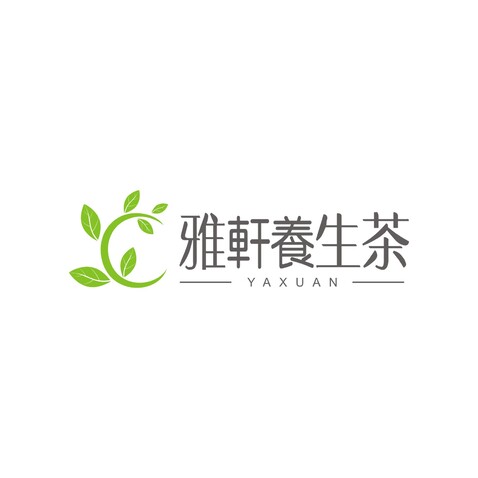 雅轩养生茶logo设计