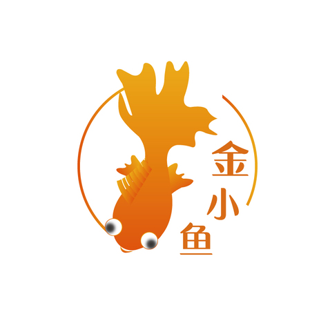 金小鱼logo设计