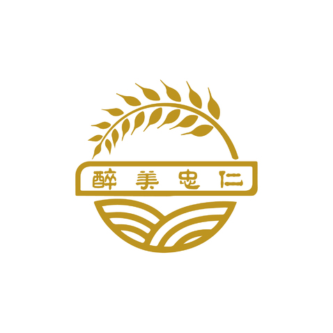 醉美忠仁logo设计