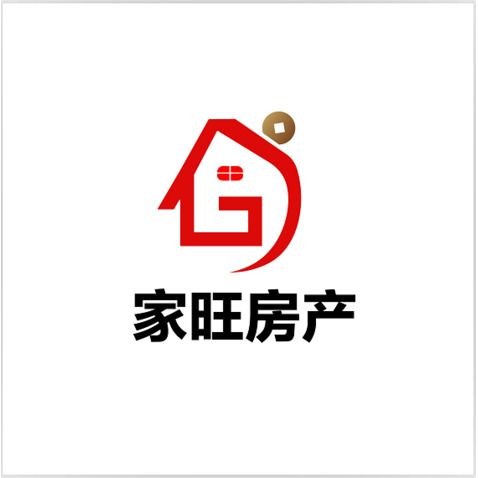 家旺房产logo设计