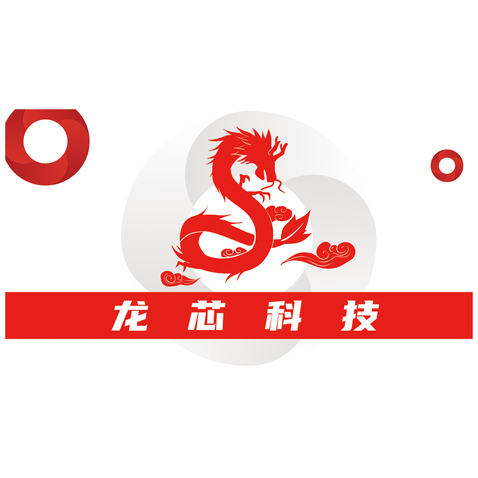 龙芯科技 名片设计logo设计