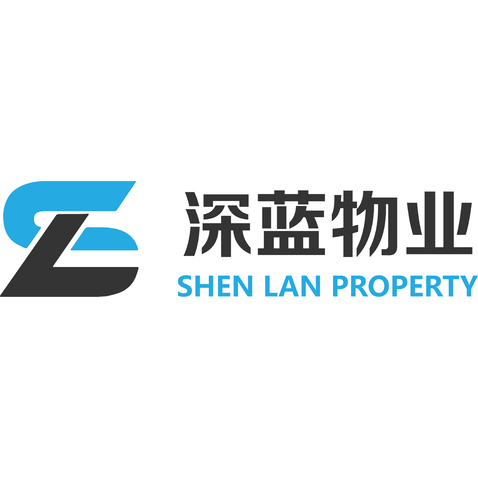 深蓝物业logo设计