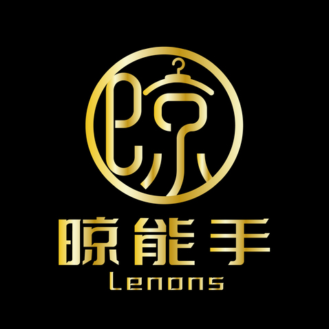 晾能手logo设计