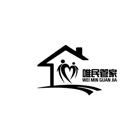 唯民管家logo设计